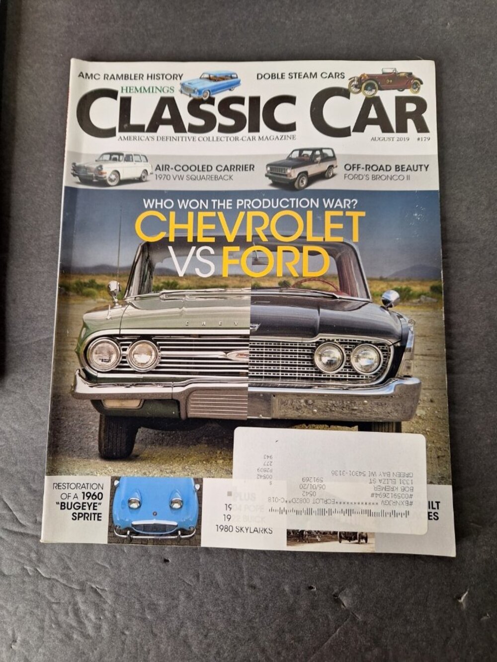 HEMMINGS CLASSIC CAR MAGAZINES - ALL TWELVE 2019 ISSUES - ALL IN GOOD SHAPE - Picture 6 of 14
